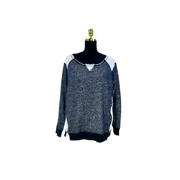 Ideology Grey & Black Side Zipper Sweater - Size M - Picture 1 of 5